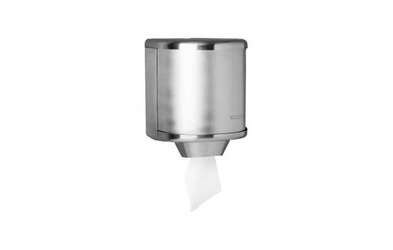 66211  993100 Dispenser Centerbox M med lås Rustfirtt stål